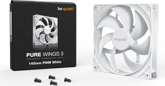 be quiet! Pure Wings 3 PWM White, 140mm