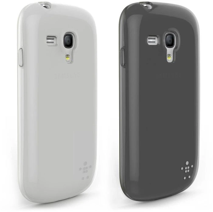 Belkin Grip Sheer 2-Pack für Galaxy S3 Mini schwarz/weiß