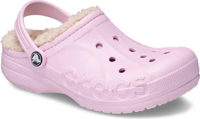 Crocs Baya Lined Clog ballerina pink/winter white (Junior)