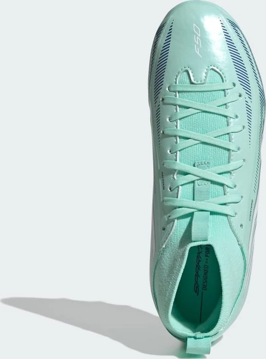 adidas F50 Sparkfusion League Mid Cut FG/AG clear mint/cloud white/solar purple (Junior)
