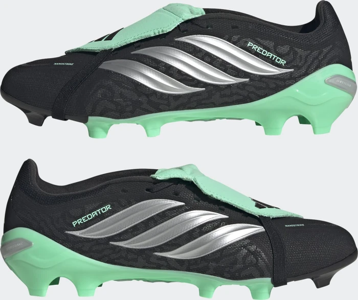 adidas Predator League Fold-Over Tongue FG core black/silver metallic/pulse mint