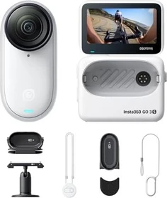 Insta360 Go 3S Fahrrad-POV-Bundle 128GB weiß