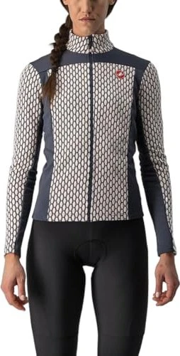 Castelli Sfida 2 Trikot langarm soft pink/dark steel blue (Damen)