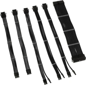 Kolink Core Adept Braided Cable Extension Kit, Black (COREADEPT-EK-BLK)