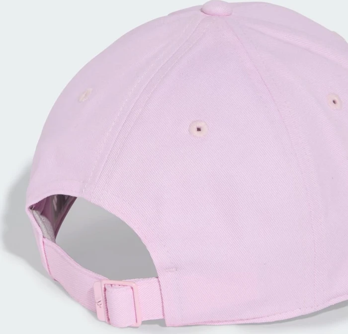 adidas 3-Streifen New Logo Baseball Kappe clear pink/white