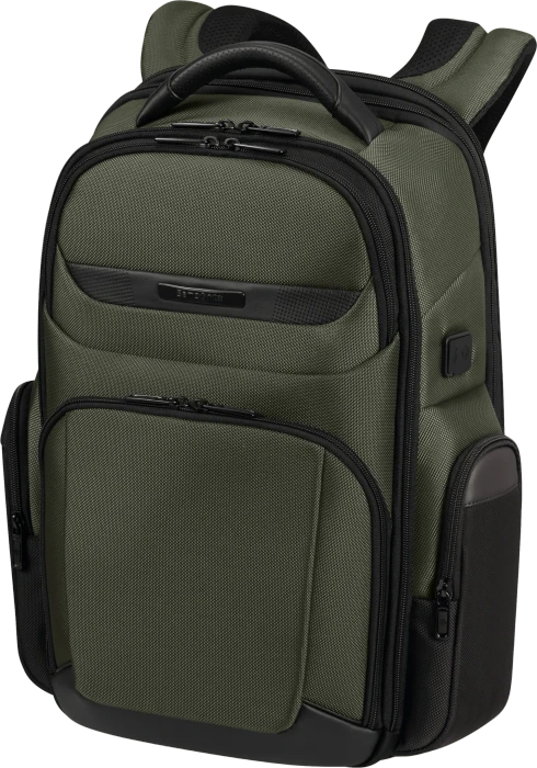 Samsonite Pro-DLX 6, Rucksack, expandable, 15.6", grün