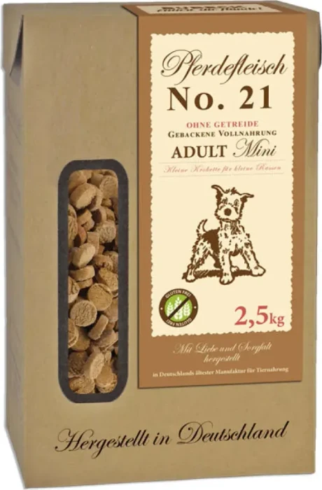 Bubeck No. 21 kleine Rassen, Pferdefleisch, 2.50kg