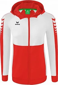 Erima Six Wings mit Kapuze Trainingsjacke rot/weiß (Damen)