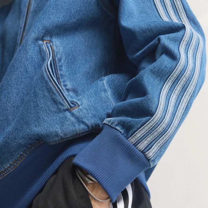 adidas Adicolor Firebird Originals Jeansjacke blue denim (Damen)