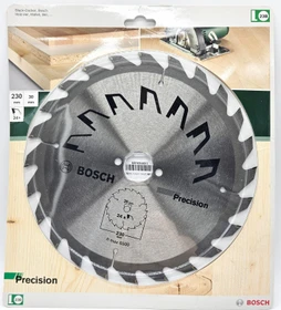 Bosch DIY Precision Kreissägeblatt 24Z, 230x2.5x30mm, 1 Stück
