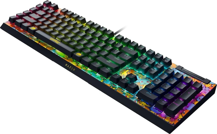 Razer BlackWidow V4 X, Minecraft Edition, Razer GREEN Clicky Gen-3, USB, US