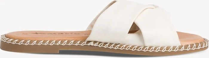 Tamaris Lederpantolette weiß (Damen)