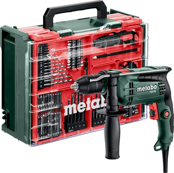 Metabo SBE 650 Elektro-Schlagbohrmaschine inkl. Koffer + Zubehör