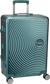 American Tourister Soundbox Spinner Alu M dusty turquoise