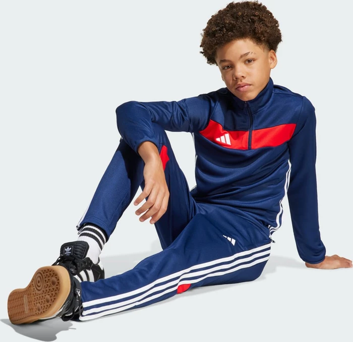 adidas Tiro 25 Essentials Trainingshose lang team navy/red (Junior)