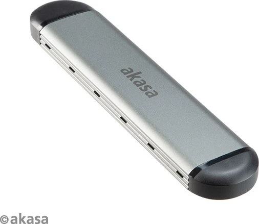 Akasa M.2 NVMe SSD Aluminium Enclosure, USB-C 3.1/USB-A 3.1