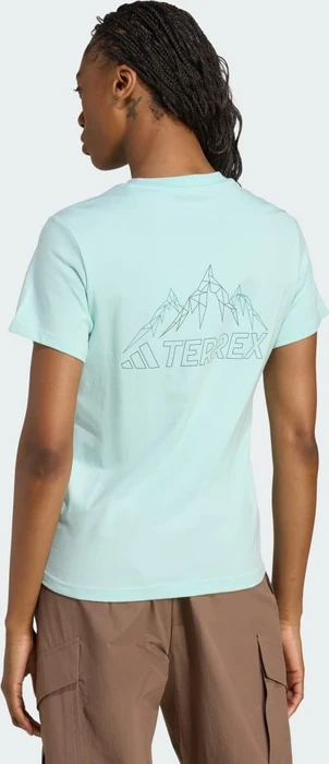 adidas Terrex Graphic T-Shirt kurzarm semi flash aqua (Damen)