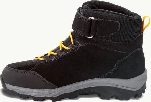 Jack Wolfskin Vojo LT Texapore Mid black/burly yellow XT (Junior)