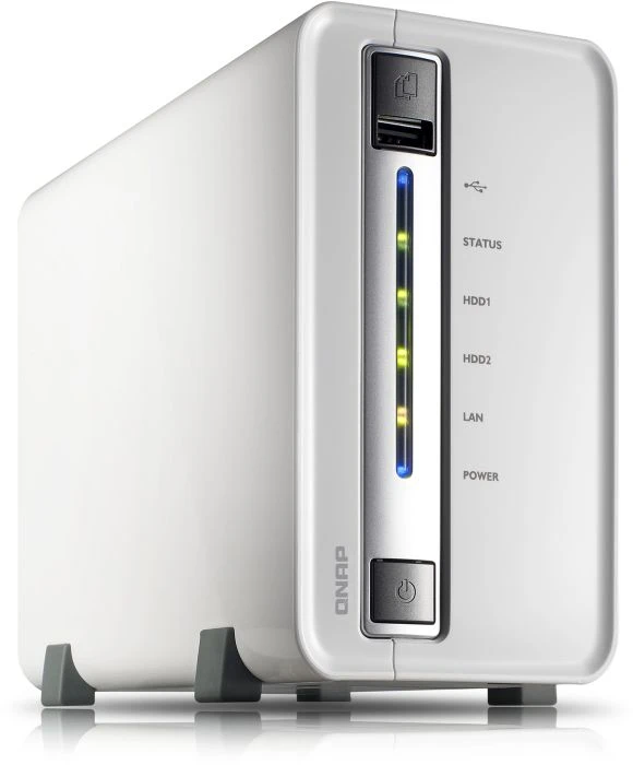 QNAP Turbo Station TS-212P, 512MB RAM, 1x RJ-45 1000Base-T, 2x USB-A 3.0