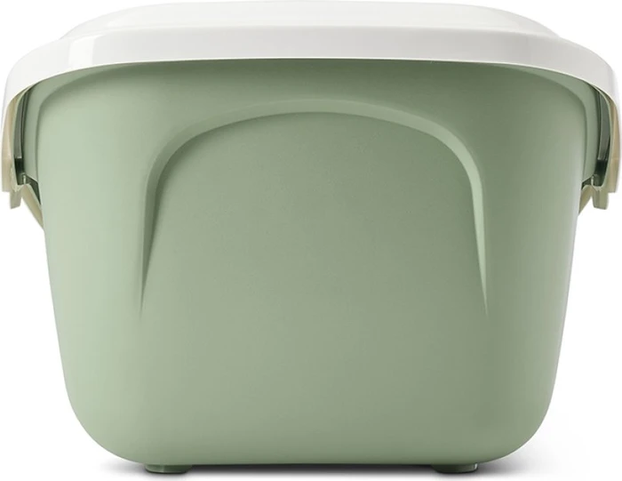 Savic Aseo offene Katzentoilette, hinten erhöht, Botanical Green