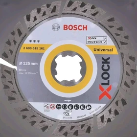 Bosch Professional X-LOCK Best for Universal Diamanttrennscheibe, 125x2.4x22.23mm, 1 Stück
