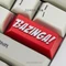 Zomoplus Keycap BAZINGA!, Aluminium, rot/silber, 1 Taste, ANSI-US Vorschaubild