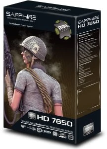 Sapphire Radeon HD 7850, 2GB GDDR5, DVI, HDMI, 2x mDP, full retail