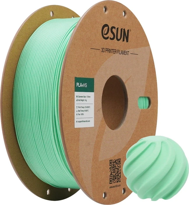 eSUN PLA+HS, Mint Green, Spule, 1.75mm, 1.00kg