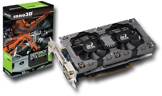 INNO3D GeForce GTX 660 Ti, 2GB GDDR5, 2x DVI, HDMI, DP