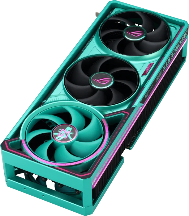 ASUS ROG Astral GeForce RTX 5080 Hatsune Miku Edition, ROG-ASTRAL-RTX5080-O16G-HATSUNE-MIKU-EDITION, 16GB GDDR7, 2x HDMI, 3x DP