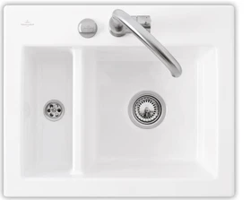 Villeroy & Boch Subway 60 XM Einbau Becken reversibel mit Ablauffernbedienung weiß alpin