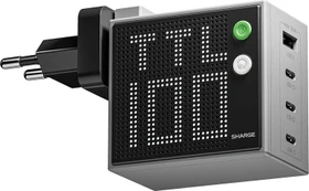 Sharge Pixel 100 GaN Charger grau