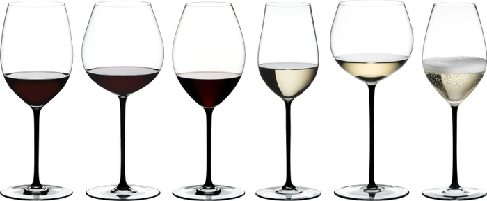 Riedel Fatto A Mano Syrah Rotweinglas schwarz