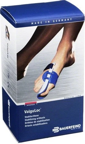 Bauerfeind ValguLoc Orthese links Größe 2 titan, 1 Stück