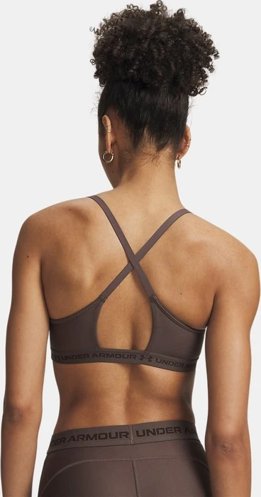 Under Armour Crossback Low Sport-BH peppercorn/kona brown (Damen)