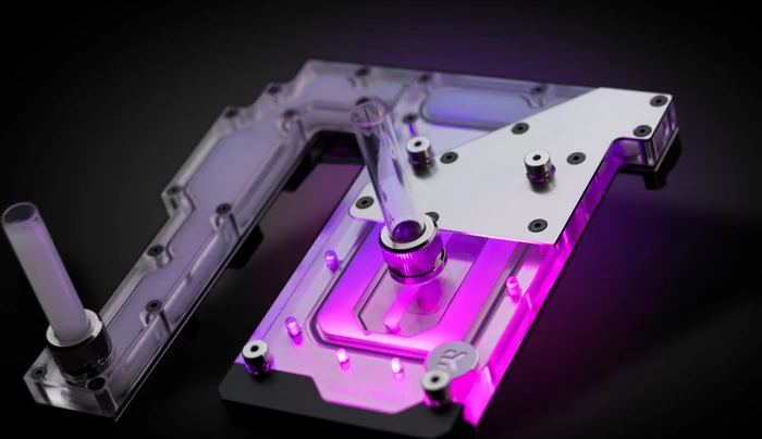 EK Water Blocks Quantum Line EK-Quantum Momentum TRX40 Aorus Master D-RGB Monoblock, Nickel, Acryl