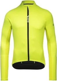 Gore Wear C5 Thermo Trikot langarm neon yellow/citrus green (Herren)