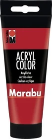 Marabu Acryl Color Acrylfarbe, kirschrot, 100ml