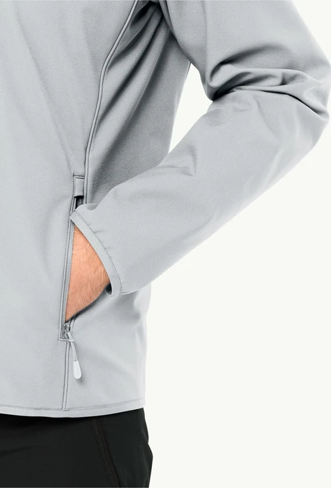 Jack Wolfskin Bornberg Hoody Funktionsjacke cool grey (Herren)