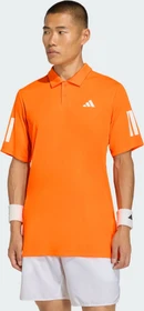adidas Club 3-Streifen Tennis Poloshirt kurzarm pure orange (Herren)