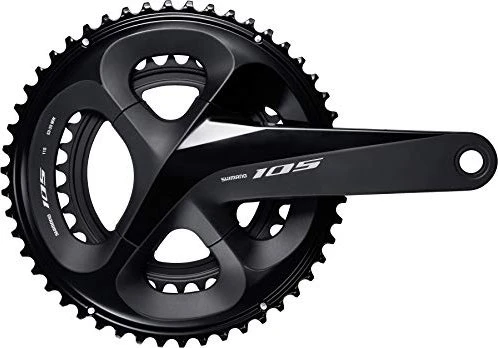 Shimano 105 FC-R7000 52/36 Zähne Kurbelgarnitur 175mm silky black