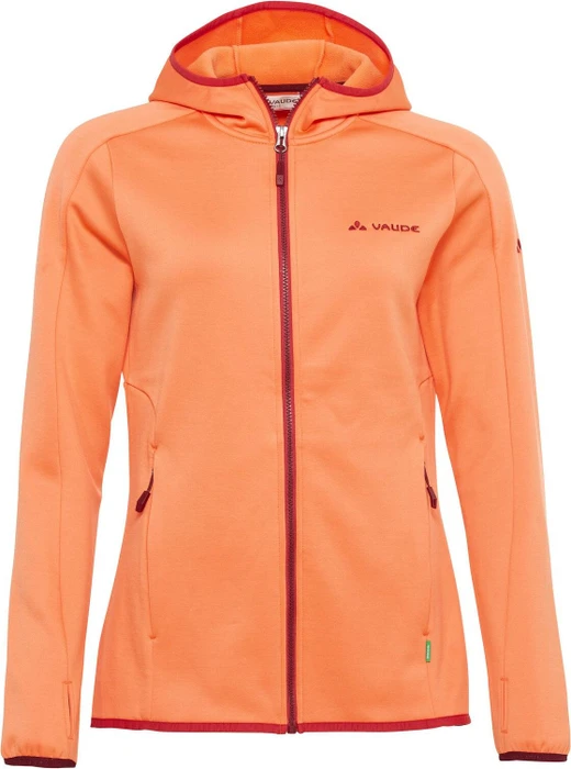 Vaude Valsorda Fleece Hoodie Funktionsjacke sweet orange (Damen)
