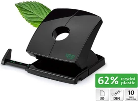 Novus B 230 re+new nachhaltiger Bürolocher, schwarz