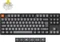 Keychron K8 Max, TKL, schwarz/grau, LEDs RGB, hot-swap, Keychron Super BANANA, USB/Bluetooth, DE Vorschaubild