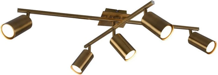 Trio Marley 5-flammig altmessing