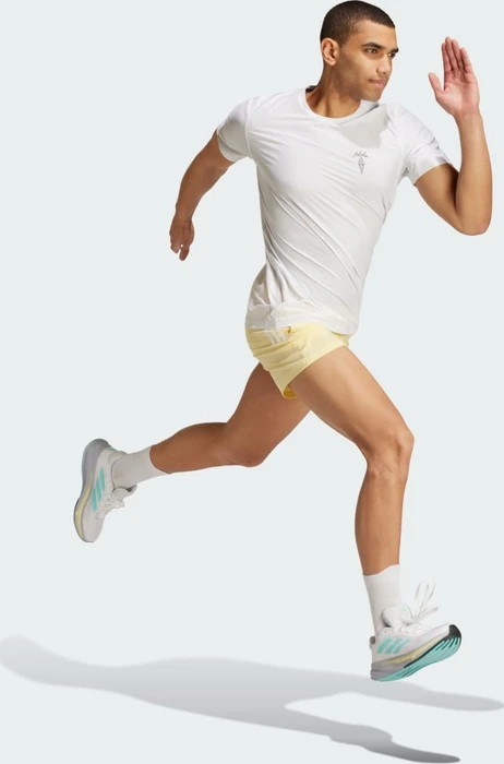 adidas Own The Run Laufhose kurz almost yellow (Herren)