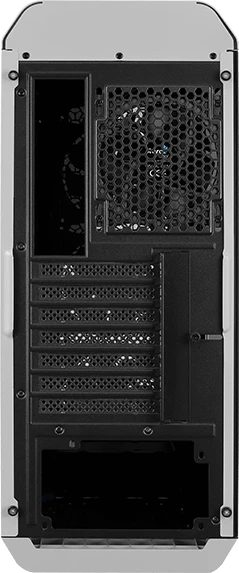 AeroCool Aero One Eclipse, weiß, Glasfenster