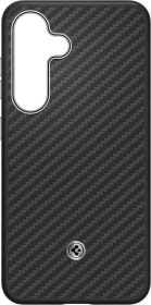 Samsung Spigen Enzo Aramid Magnet für Samsung Galaxy S25 Black Silver