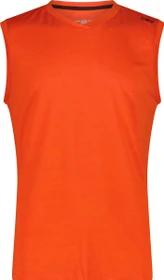 CMP Piquestrick Funktionsshirt ärmellos orange (Herren)