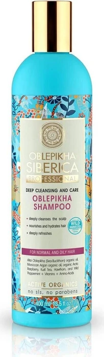 Natura Siberica Oblepikha Deep Cleansing And Care Shampoo, 400ml